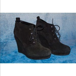 Jessica Simpson Suede Catcher Boot Wedges